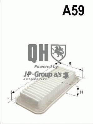 JP GROUP 4718601409 -  Воздушный фильтр